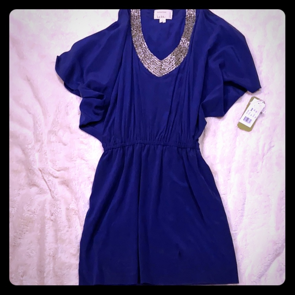 NWT Nicole Miller blue dress